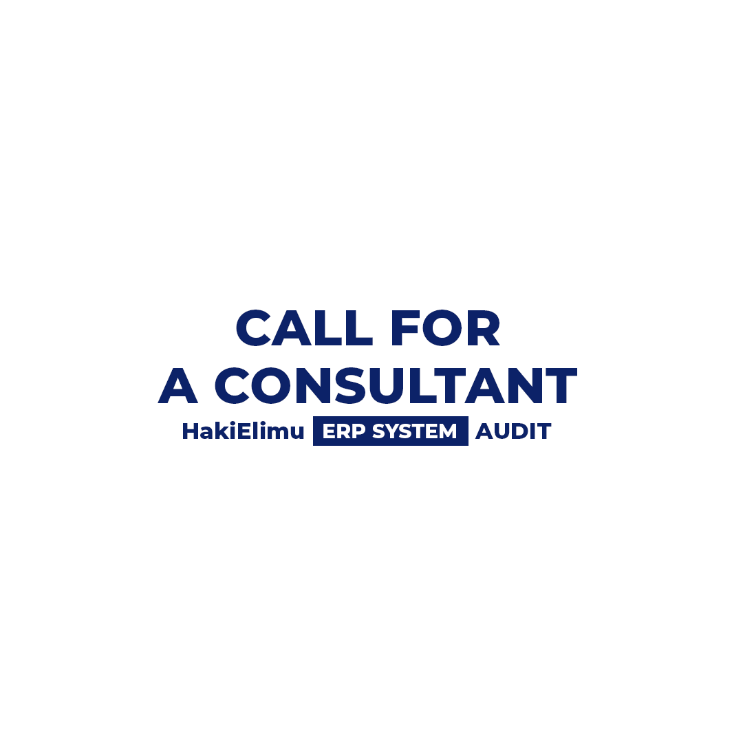 Call for Consultant: ERP System Audit